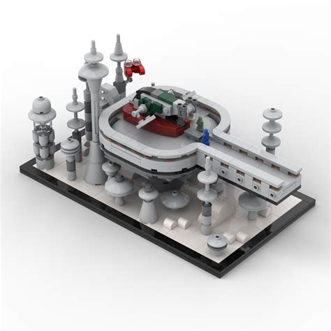 Lego Star Wars Cloud City Slave 1 Display Set - Custom MOC Instructions