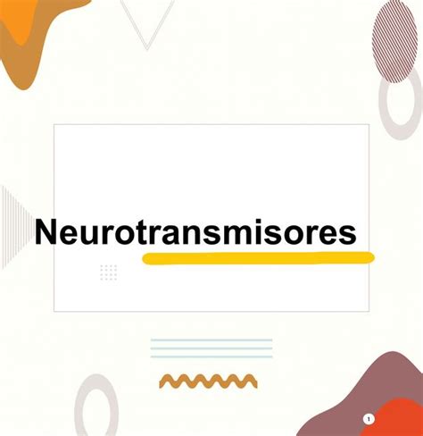 Neurociencias Neurotransmisores Udocz