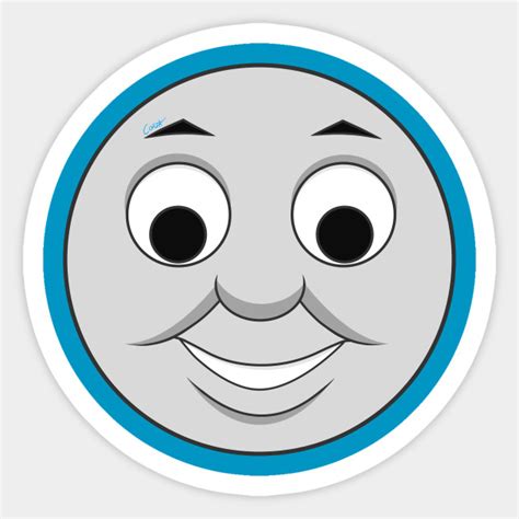 Thomas Happy Face Tv Ver Thomas Tank Engine Sticker Teepublic