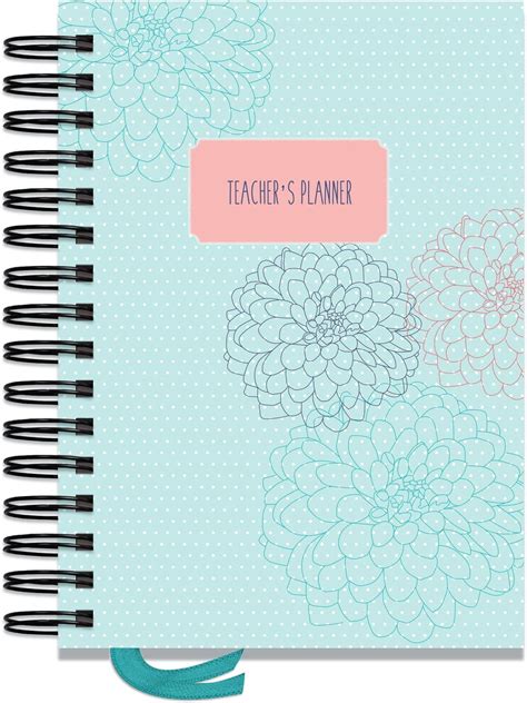 A Teacher Planner By Pirongs Lesson Pastel Posy Amazon