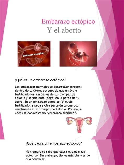 Embarazo Ectopico Y Aborto Pdf El Embarazo Infección Transmitida