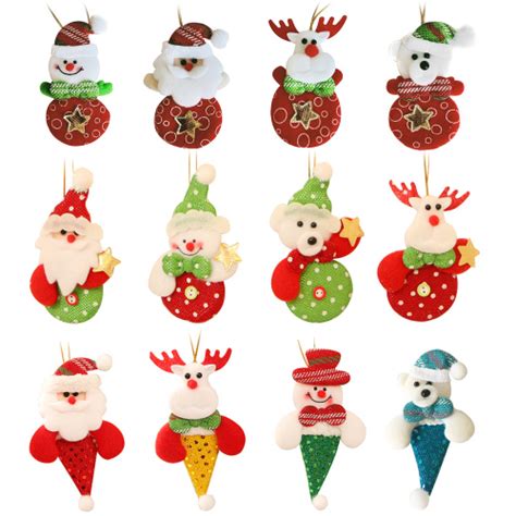 Decora Es De Natal Papai Noel Boneco De Neve Elk Urso Boneca