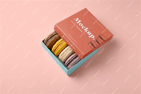 Premium Psd Dessert Mockup Box Design