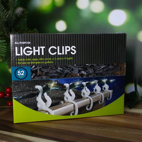 Christmas Lights Gutter Clips 52 Pack