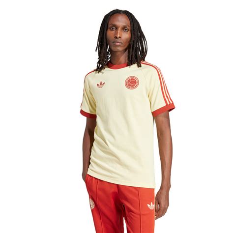 Camiseta Adidas Colombia X Originals Fanswear 2023 2024 Almost Yellow