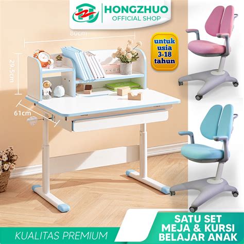 Jual Hongzhuo Meja Kursi Belajar Anak Meja Sekolah Meja Tulis Meja