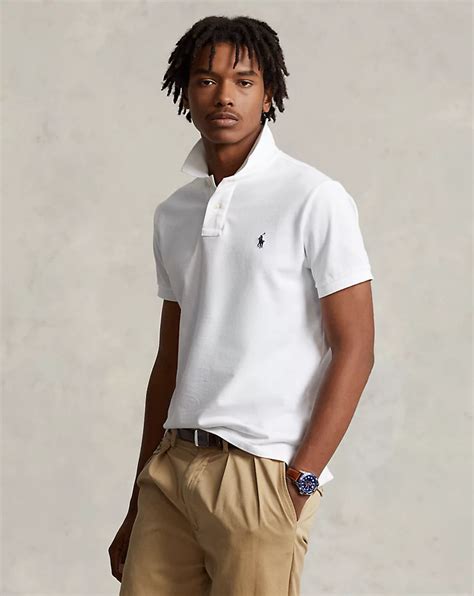 Custom Slim Fit Mesh Polo Ralph Lauren® Korea