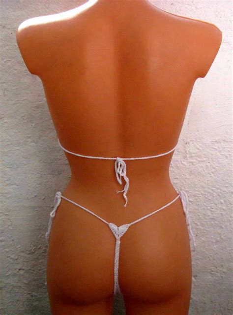 Extreme Micro G String Bikini Sexy Bikini Itty Bitty Tiny Micro Thong Bikini Cheeky Bikini
