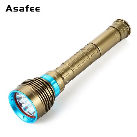 Asafee Dx Diving Scuba Flashlight Lm T Led White Light Ultra