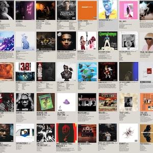 270PCS Minimalist Rap Album Cover Poster, Minimalist Hip-hop Music ...