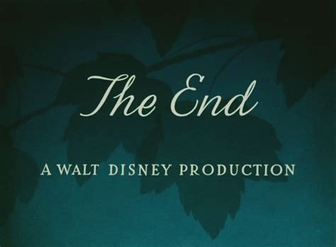 LET'S SEE...: the end: disney edition