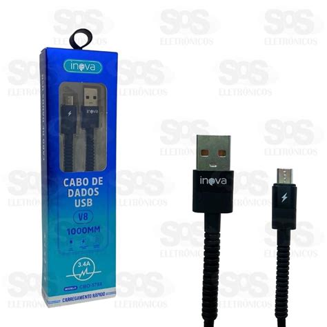 Cabo De Dados Micro Usb V Metro A Inova Cbo