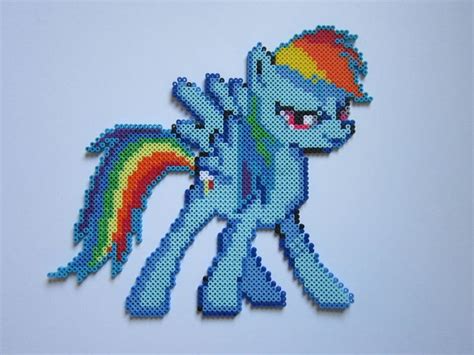 Rainbow Dash By Bitbeadsstudio On Deviantart Perler Bead Pokemon