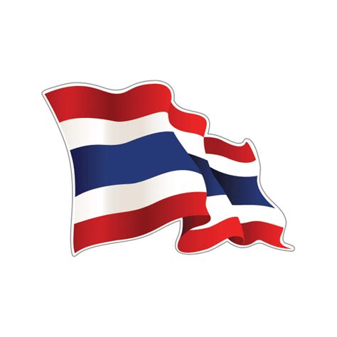 Thailand Flag Vector At Collection Of Thailand Flag