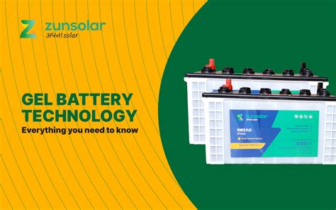 What is Gel Battery Technology - ZunSolar