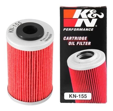 Filtro De Aceite Race K N 155 Pulsar Duke Rc 200 390 Dominar Meses