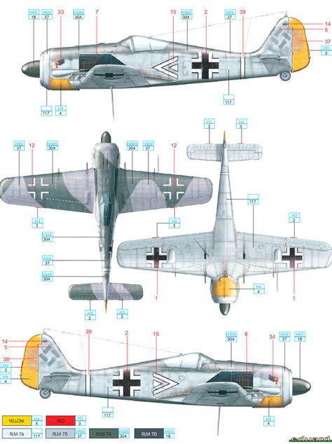 Here Is The Focke Wulf Fw A Jg Mayer Camouflage Color Profile