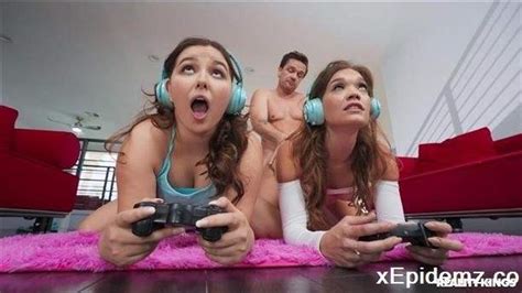 Gamer Girls Compete For Cock With Katie Kush Leana Lovings Sneakysex