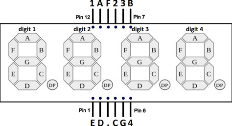 7 Segment 4 Digit Led Display Sma420564 Using Arduino Haneef Puttur