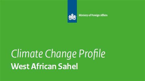 Climate change profile: West African Sahel | PreventionWeb