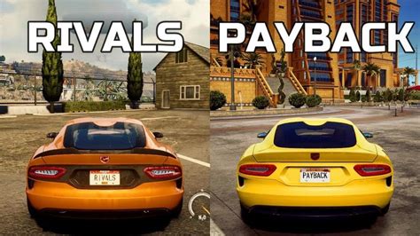 Need For Speed Rivals Vs Payback Srt Viper Side By Side Comparison