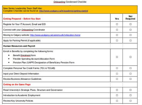 FREE 26+ Onboarding Checklist Templates in MS Word | Excel | PDF ...