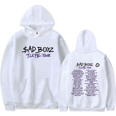 Junior H 2023 Tour Hoodies Sad Boyz Concert Merch esencial pop graphics ...