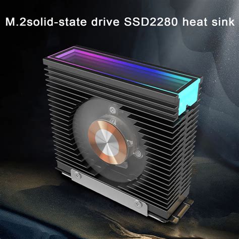 Dual Fan M Cooler Argb M Ssd Heatsink Cooler Fan With