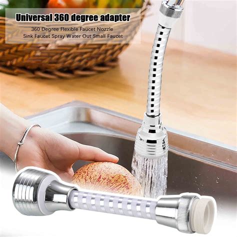 COFEST Faucet Sprayer Attachment Flexible Tap Extension Aerator 360