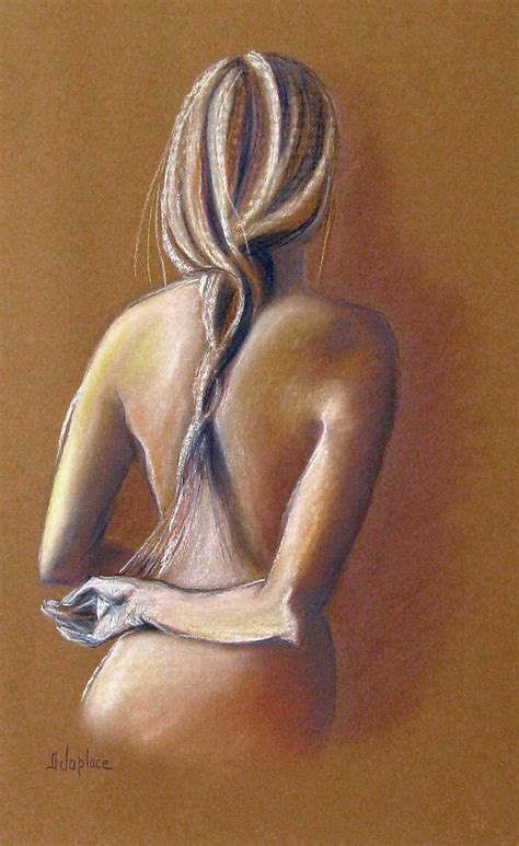 Épinglé sur nus en aquarelle et pastel