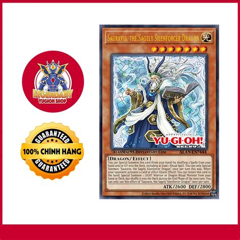 [thẻ Bài Yugioh Chính Hãng] Sauravis Dragon Sage Of The Voiceless Voice