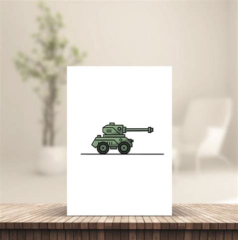 US.Army Tank Vector - Design Shop by AquaDigitizing