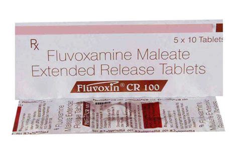 Fluvoxin CR 100 Tablet Uses Price Dosage Side Effects Substitute