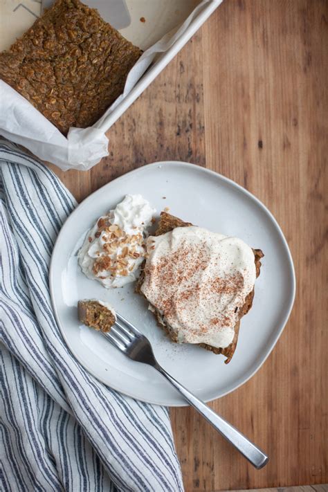 Pumpkin Pie Baked Protein Oat Bars Lillie Eats And Tells