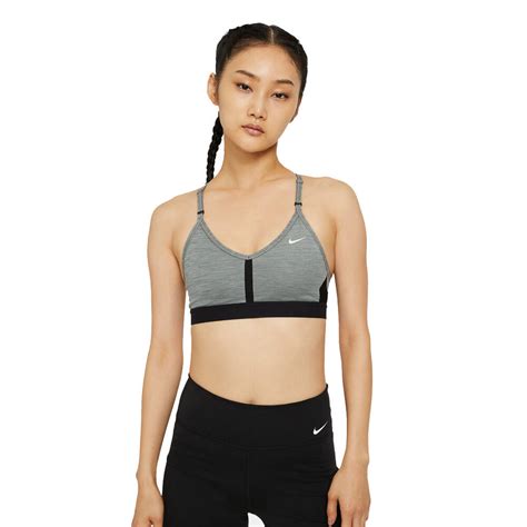 Nike Womens Dri Fit Indy Padded Sports Bra Grey Xl Rebel Sport