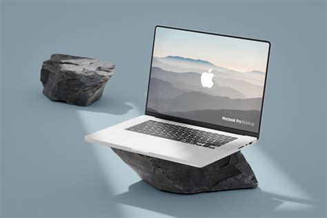 Free MacBook Pro Mockup PSD Designbolts