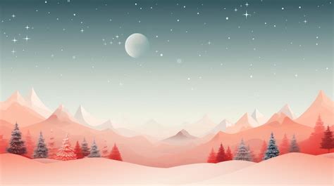 Premium Photo | Minimalist christmas winter background wallpaper copy space