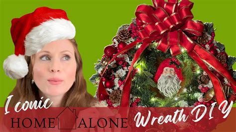 Iconic Home Alone Santa Wreath Diy No One Has Done A Diy Of It Before