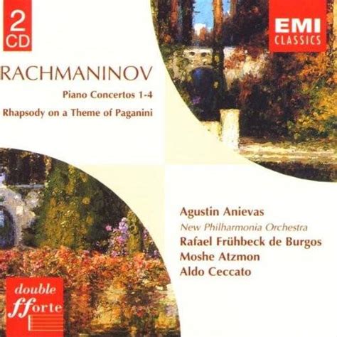 Sergei Vasilyevich Rachmaninoff Piano Concertos 14 Rhapsody On A