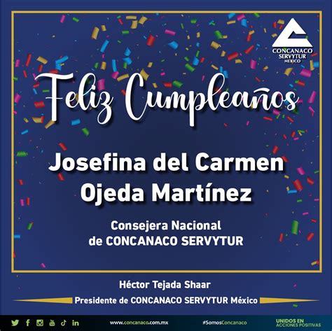 Concanaco Servytur on Twitter Le deseamos un FelizCumpleaños