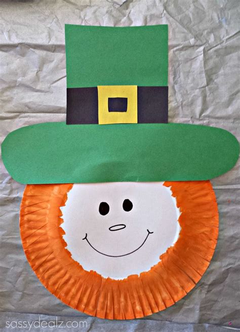 Paper Plate Leprechaun Craft For Kids Paper Plate Crafts For Kids St