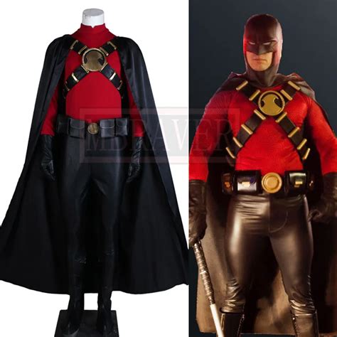 Arkham City Red Robin Cos Cosplay Costume Party Christmas Halloween