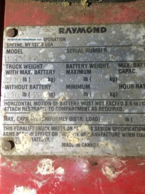 Raymond Electric Walkie/ Rider Pallet Jack