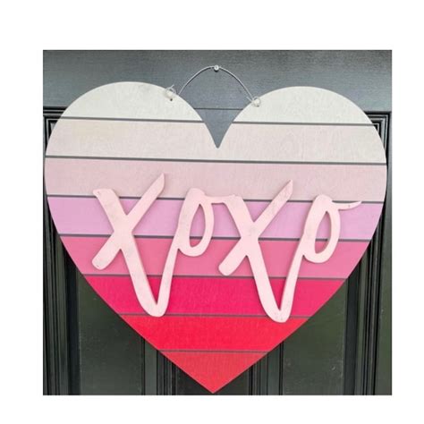 Heart Door Hanger Etsy