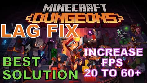 Minecraft Dungeons Lag Fix How To Fix Lag And Stutter And Increase