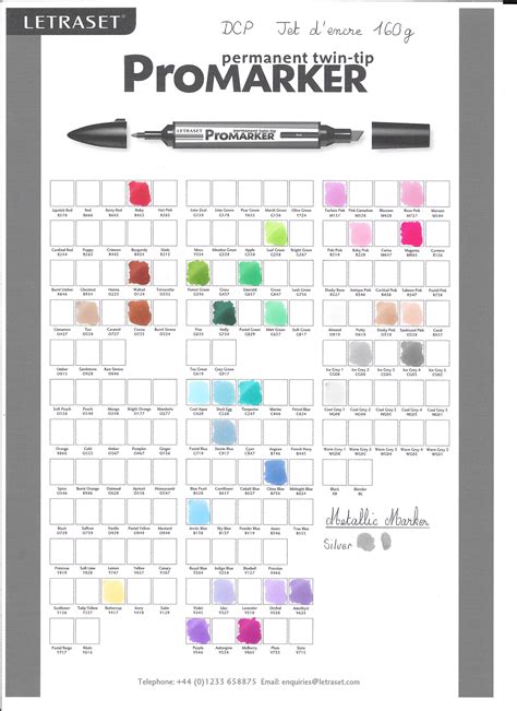 Feutres Promarker Nuancier Et Feutres En Poche