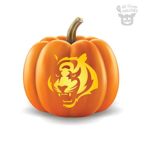 Cincinnati Bengals Pumpkin Stencil Allthingshallows