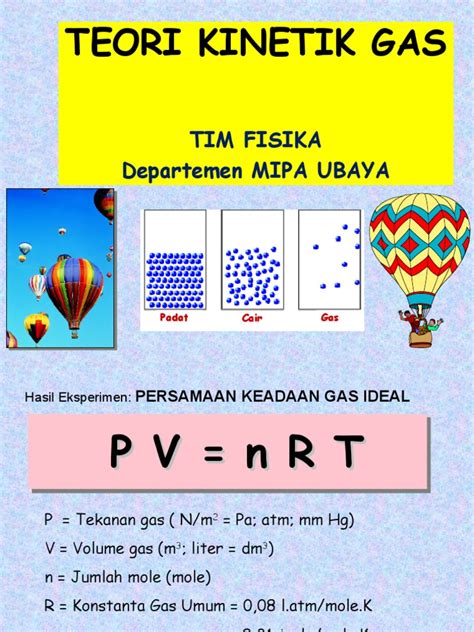 Pertemuan 10 Gas Ideal | PDF