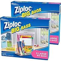 Ziploc Big Bags Extra Large Double Zipper Bag 4 Ct 2 Pk Amazon