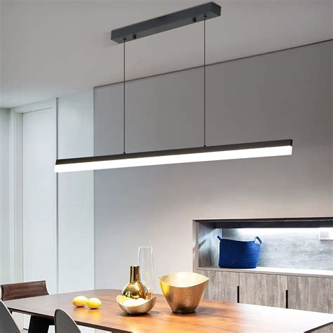 Mikeru 100CM Modern LED Pendant Light Minimalist Chandeliers Light